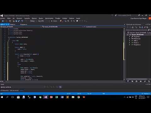 Arbol Binario de Busqueda en C#
