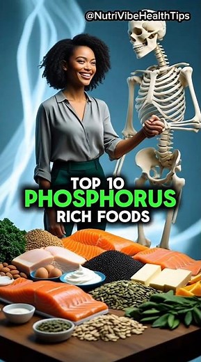 Top 10 Phosphorus-Rich Foods for Strong Bones & Teeth! #bones #teeth #health #wellness