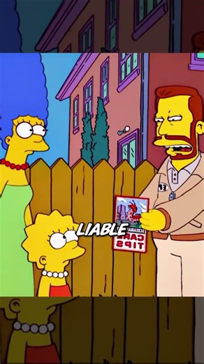 A rare red insect in Homer's backyard#anime #animerecap #TheSimpsons