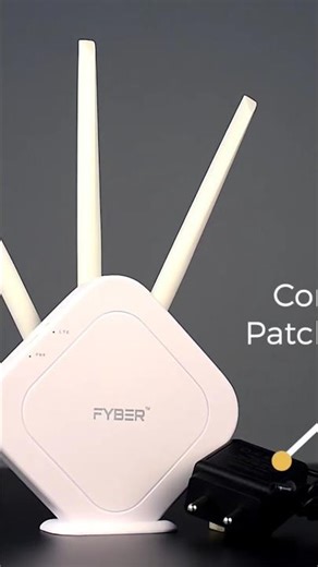 FYBER 4G/5G SIM WiFi Router – Super Fast Internet with 3 Antennas! 📡🔥 #Shorts