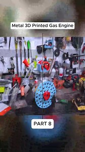 Metal 3D Printed Gas Engine#CamdenBowen #DIYEngineering #3DPrintedEngine #MakerCommunity #EngineeringTutorial #TechDIY | Omulcutourettelive