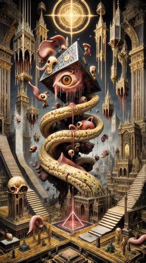 💀Surrealist Occult Anatomy Devices🥛 Image created with Flux Custom Style Models Photoshop Magnific Animated with Kling AI —————————————————————————— #anatomicalart #cosmichorror #darksurrealism #GothicStyle #aivideo #lore #myths #surrealism #darkfantasy #tentacles #thirdeye #Devices | Death.Milk.Designs