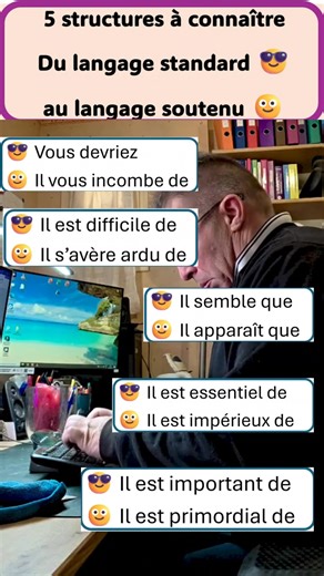 9.8K views · 121 reactions | 5 structures à connaiitre Du langage standard au langage soutenu PROCHAINES FORMATIONS DALF C1/DALF C2 à partir du 5 janvier Cours et formations français - DELF DALF | Cours et formations français - DELF DALF | Facebook