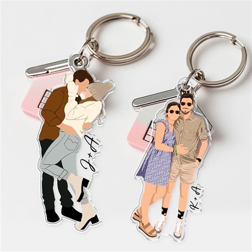 Custom Photo Boyfriend Keychain, Valentines Day Gift for Boyfriend, Anniversary Gift for Him, Personalized Photo Keychains, Drive Safe - Etsy
