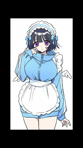 『きみに恋する殺人鬼』⑤巻本日発売だよ〜ん🎉 ジャージメイド心愛たん描きました。 #きみに恋する殺人鬼 #イラストメイキング