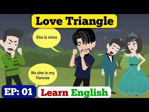 Love Triangle Ep: 01 | English Story With Subtitle | Animated Stories |Learn English