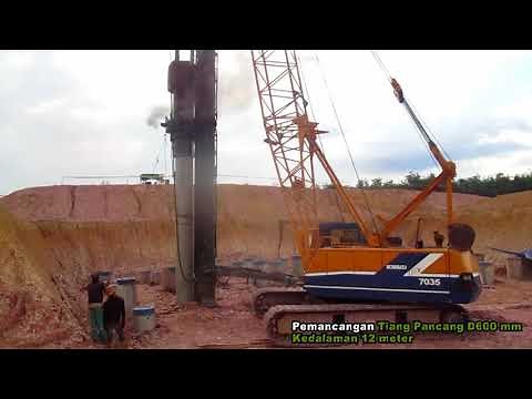 Proses Pemancangan Tiang Pancang / Precast Spun Pile