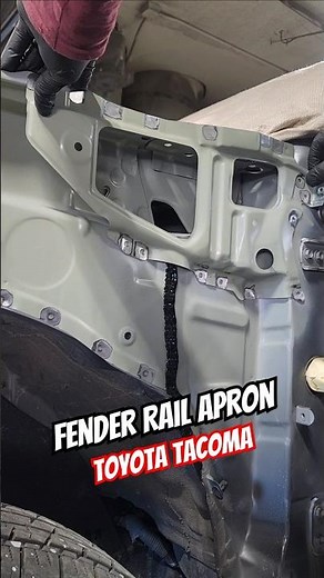 fender Rail Apron #toyota #tacoma #autobody #autorepair #autotechnician #carrepairs