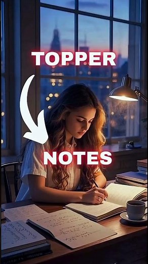 5 Tips for Topper Note Making 📝📚 #studymotivation