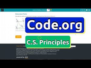 Code.org Lesson 2.1 Building a Network | Tutorial with Answers | Unit 2 C.S. Principles