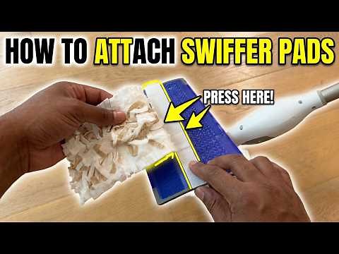 How to Attach Swiffer Power Mop Pads