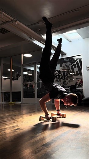 90 degree HSPU progress! #calisthenics