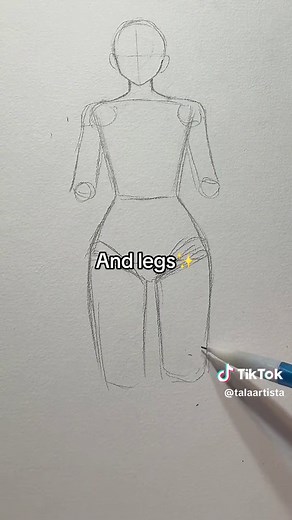 Tutorial on drawing bodies hope this helps ✨ #tutorial#drawingtutorial#drawing#anime#manga#artistsoftiktok #oc#animeartist #arttiktok#trend#viral#ocart #arttutorial