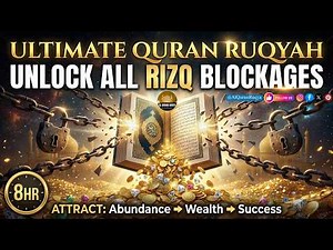 💸 8 Hours Ultimate Quran Ruqyah to Unlock All Rizq Blockages | Attract Abundance, Wealth & Success.