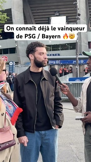 Le match va être serré 🔥 #psg #bayern #demifinale #ldc2026