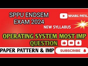 SPPU Engineering Operating system Most Important Questions | Engineering OS SPPU End Sem Exam 2025