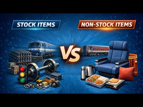 Stock vs Non-Stock Items in Indian Railways | Inventory Control & Store Management