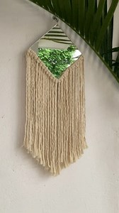 El espejo en macramé más fácil y rápido 🧵🤲 | Carey macrame