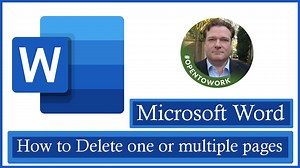 How to Delete one or multiple pages in Microsoft Word