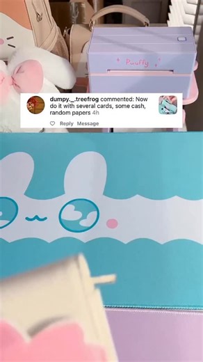 What fits inside the strawberry cow wallet? 🍓🐄 #kawaii #wallet | Pwuffy