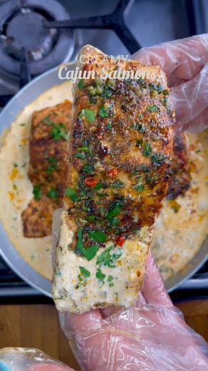 92K views · 25K reactions | ‘’LOVE ME FOR LIFE SALMON’’ CREAMY GARLIC...