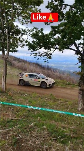 Toyota GR Yaris 🤯🔥 FLAT OUT on Gravel! DUST, SPEED & PURE RALLY POWER! 🚗💨🌪️ #rally #flatout #wrc