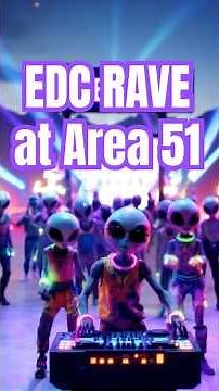EDC Rave at Area 51 | EDM Party with Aliens 👽