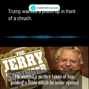 Trump wanted a photo op in front of a church. Listen to the full podcast here. https://jerryspringer.com/show/facism-arrives-in-tiny-steps-ep-264/ | The Jerry Springer Podcast