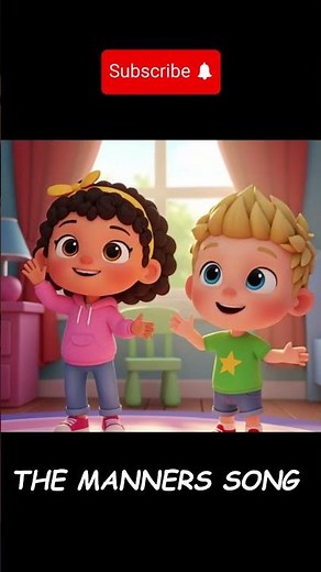 The Manners Song | Kids Learning Video for Preschoolers | Good Habits & Social Skills