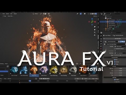 Aura Fx Pack v1 Blender Tutorial