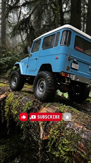 Don't Fall! Precision RC Log Crossing ⚠️