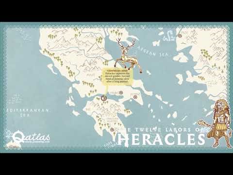 The 12 Labors of Heracles Map prezi video
