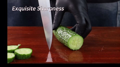 Huusk Turkey Carving Knife Set - Sharp Carving Fork & Knife for Meat, BBQ, Brisket - Japanese Slicing Knife with Elegant Box, Christmas Gifts for Men Women