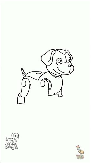 How to Draw a Cute Robot Dog - Quick!