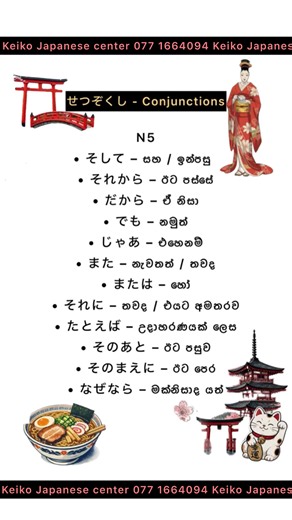Japanese N5/N4 Conjunctions: Most Used 接続詞 List