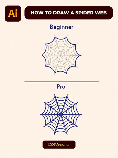 How to Draw a Simple Spider Web Using Adobe Illustrator