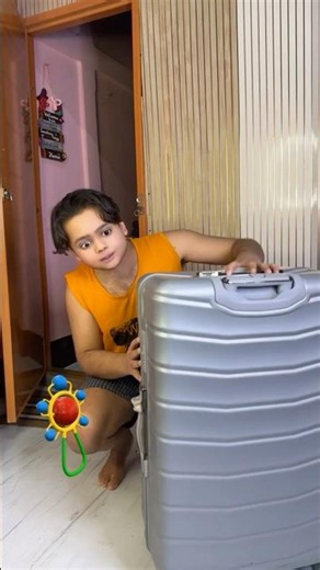Tillu aur Trolley🧳😆#shorts #comedy #funny #olidavines