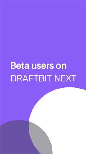 Draftbit on Instagram: "Beta users don’t sugarcoat. Here’s what one of them had to say about Draftbit Next. Start your own journey at next.draftbit.com"