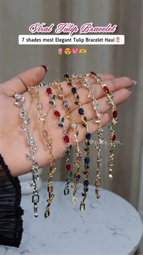 Meesho Most Viral Tulip Bracelets haul😍🌷| #shorts #meesho