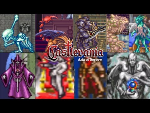 Castlevania Aria of Sorrow - All Bosses/No Damage/Hard Mode/No Claim Solais