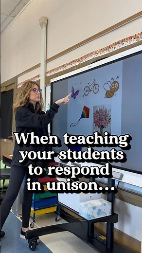 Teaching your students to respond in unison (choral responding)