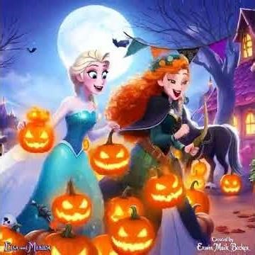 elsa merida Halloween Time #disney #love #frozen #elsa #anna #rapunzel #animation #disneyprincess