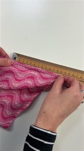 How to Measure Fabric Stretch Percentage | Easy Sewing Hack with Just a Ruler #SewingWithStretch