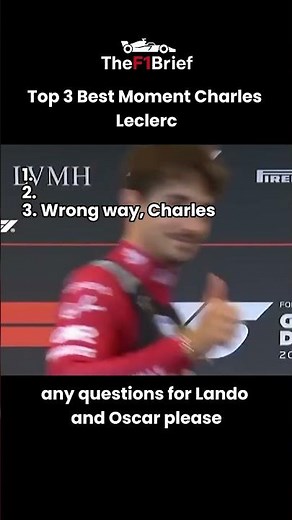 Top 3 Best Moment of Charles Leclerc