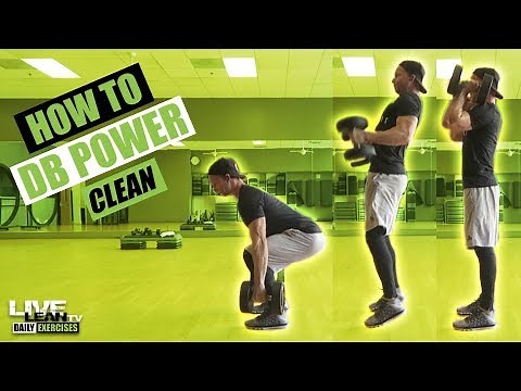 How To: Dumbbell Power Clean
