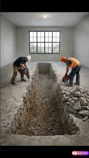 I Dug a 2-Foot Deep River Into My Floor… And It Turned Unreal #homerenovation