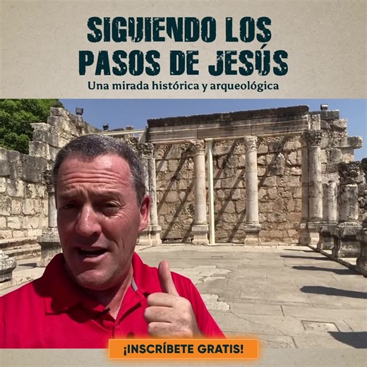 ¡Eres nuestro invitado! Participa GRATIS en el lanzamiento EN VIVO de este espectacular documental completamente inédito: Siguiendo los pasos de Jesús: una mirada histórica y arqueológica. Este documental es inédito a nivel mundial y te transportará a los tiempos de Jesús. Siguiendo cada paso que Jesús dio y los lugares que pisó. Para participar, haz clic en "MÁS INFORMACIÓN" e inscríbete. ¡Súmate al estreno de este documental original! ¡Haz clic en MÁS INFORMACIÓN! ¡Haz tu inscripción gratis ah