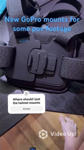 New GoPro mounts #gopro #mtb #bike #pov