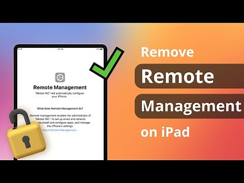 [2 Ways] How to Remove Remote Management iPad After Restore 2025 | Bypass MDM | iPadOS 18