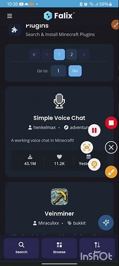 how to add simple voice chat in your server falix #minecraft